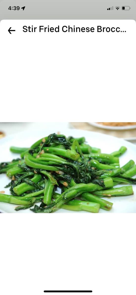 Stir Fried Choy Sum 炒菜心
